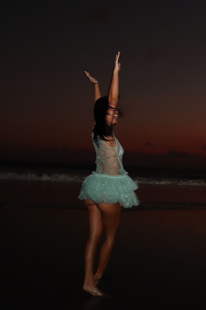 Trophy Tulle Mini Dress