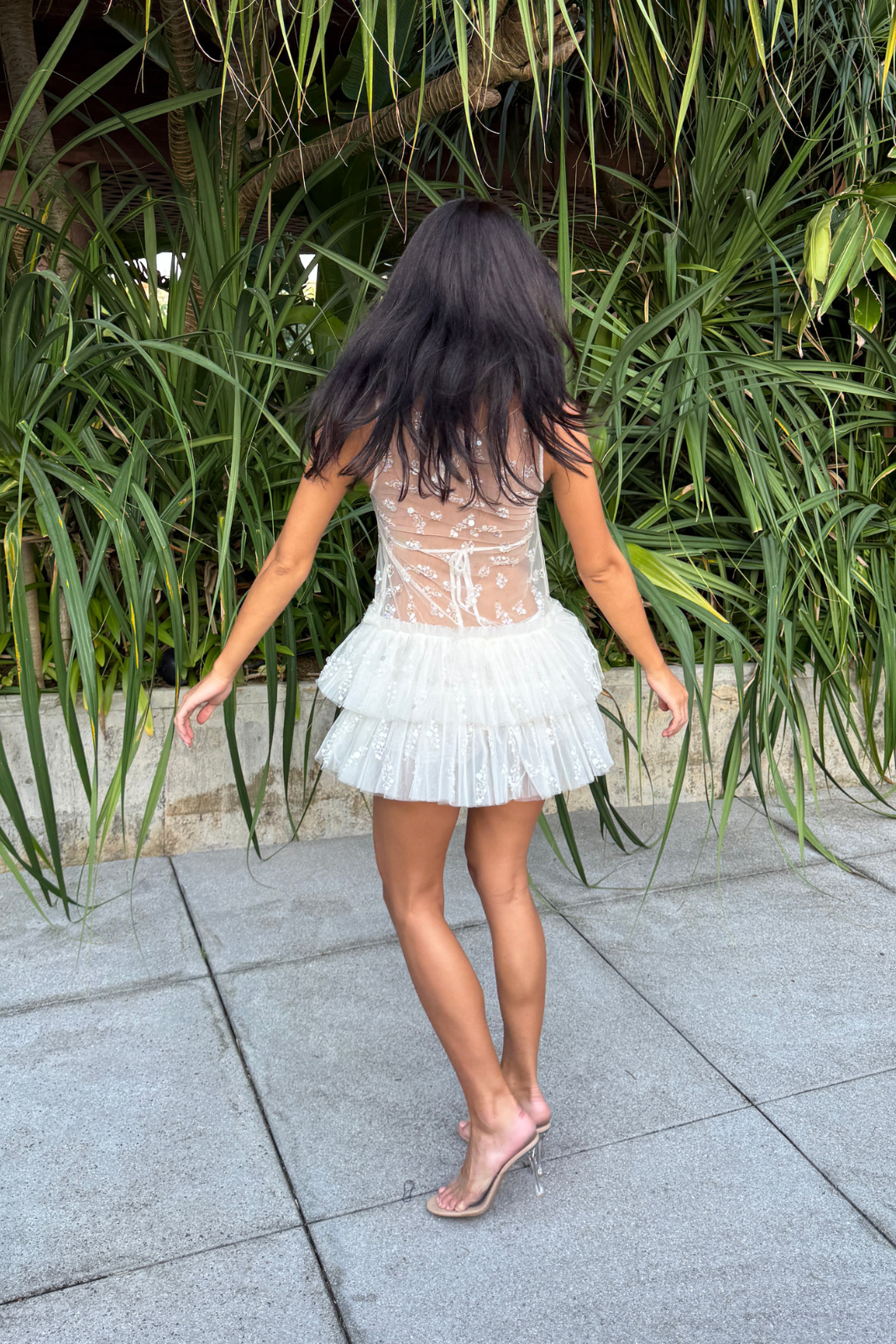 Trophy Tulle Mini Dress