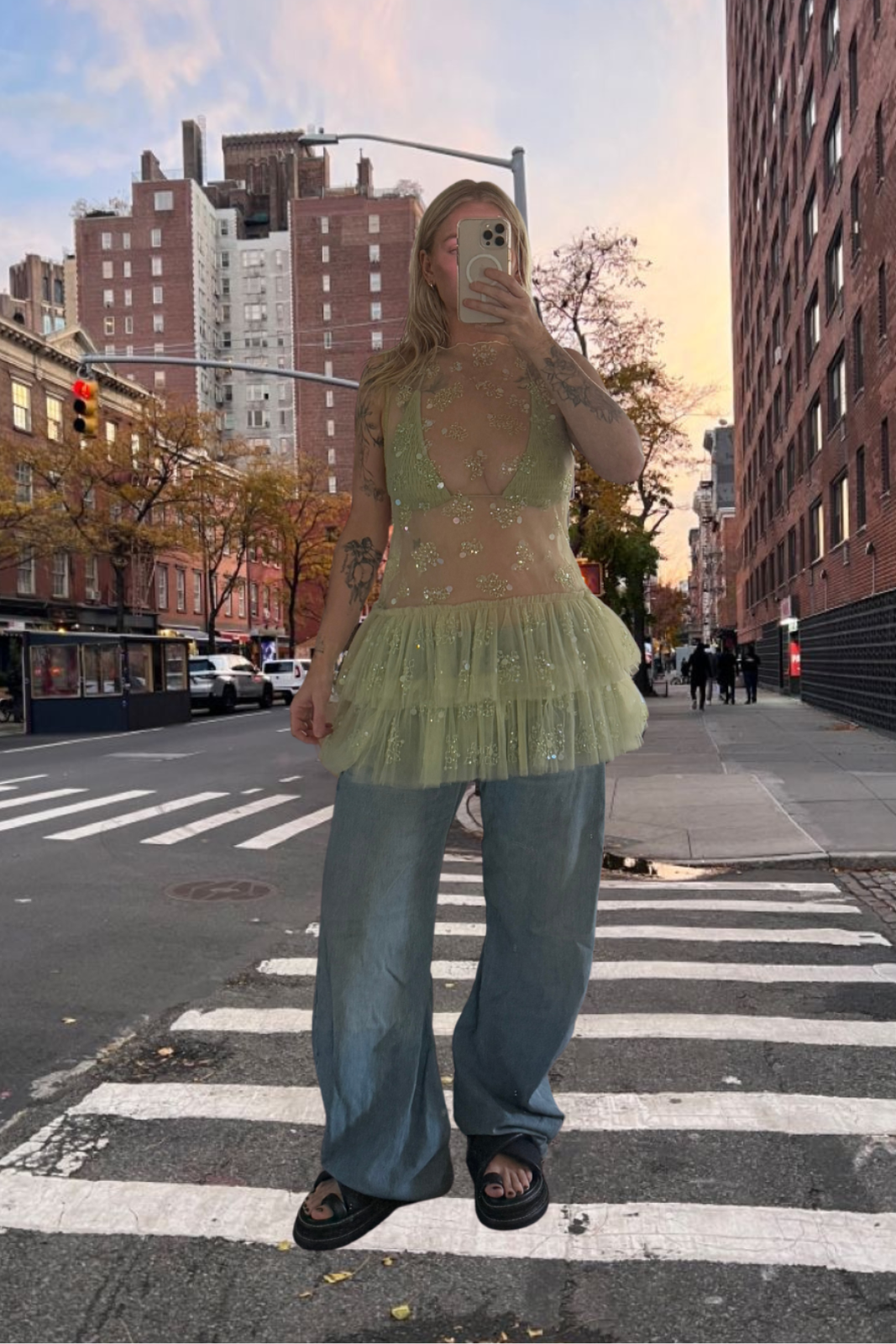 Trophy Tulle Mini Dress