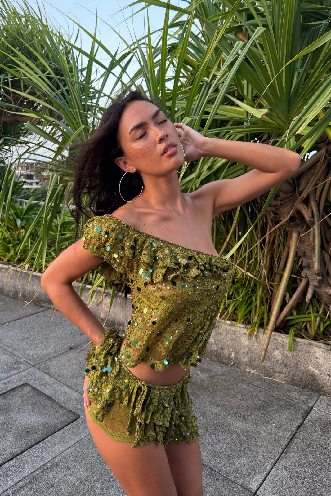 Seaweed Mini skirt - Made to order