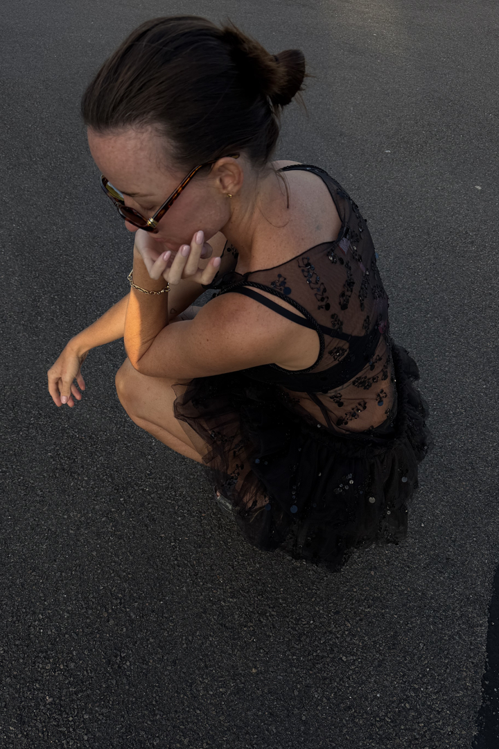 Trophy Tulle Mini Dress
