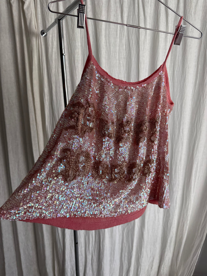 SAMPLE - Repurposed Pussy Posse Cami - Fits S-L