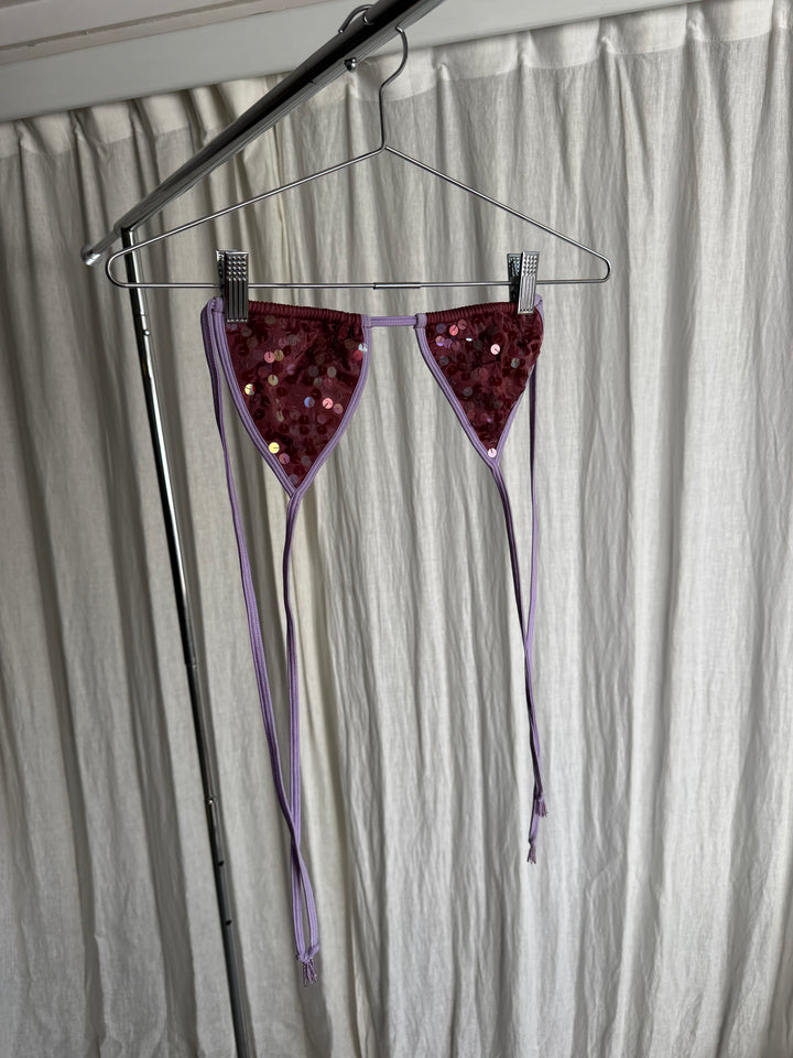 SAMPLE - Kosmo Bikini Top - Size S - Apple and Grape