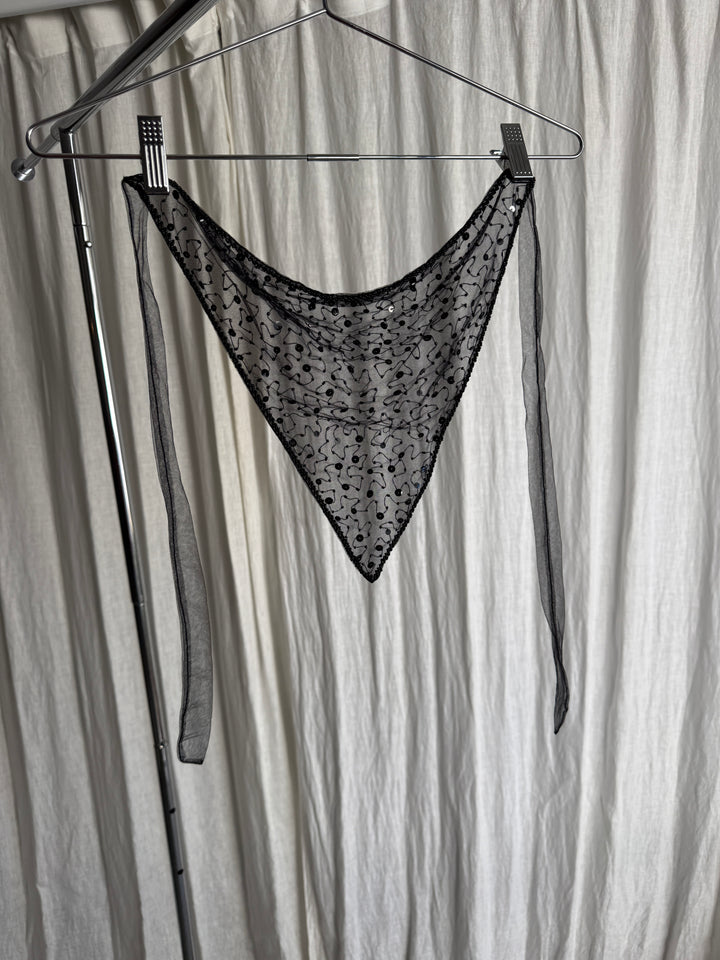SAMPLE - Beaded headscarf - Size OS